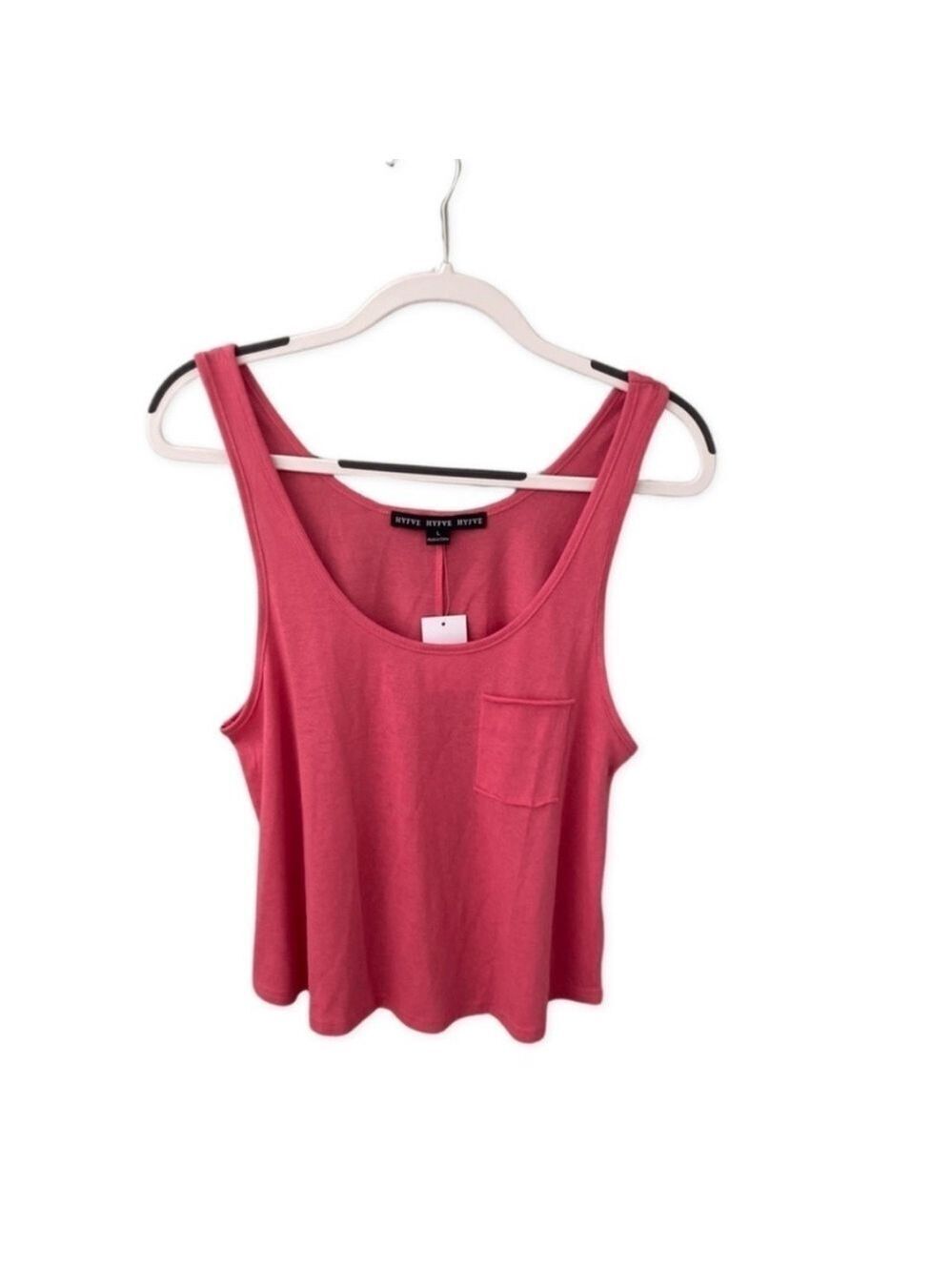 Hyfve Meet You There Coral Tank Top NWT Size L